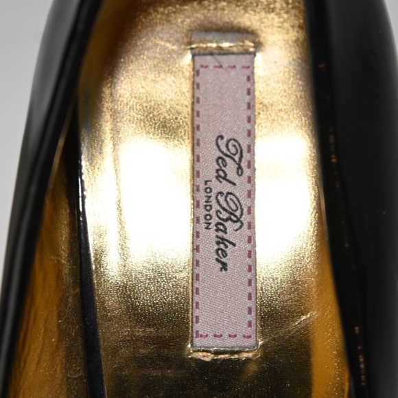 Ted Baker Black Patent Leather Pumps - Picture 5 of 14